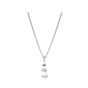 Elegant Elle Sterling Silver Pendant Necklace